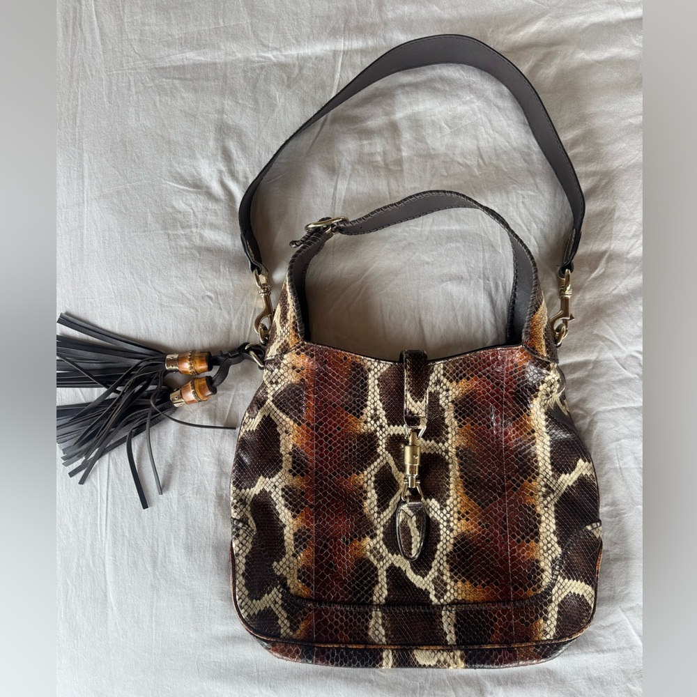 Authentic Gucci Python New Jackie Bag - image 2
